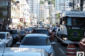 Joaçaba e região demonstram apoio a greve dos caminhoneiros