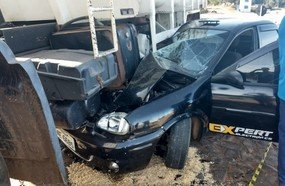 Colisão deixa quatro feridos em Ponte Serrada