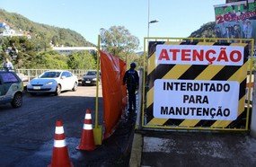 Inicia obra de revitalização da Ponte Jorge Lacerda