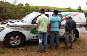 Polícia Militar prende caçadores no interior de Campos Novos