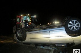 Empresário luzernense Elói Hoppen capota veículo entre Lacerdópolis e Joaçaba