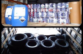 PRF flagra transporte irregular de produtos perigosos