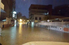 Chuva causa alagamentos na região de Videira