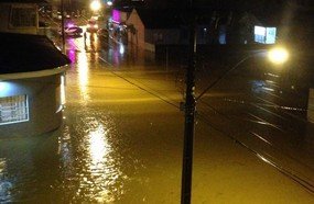 Instabilidade provocou chuva volumosa em Santa Catarina