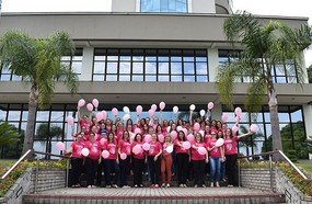 Unoesc desenvolve atividades de apoio ao Outubro Rosa