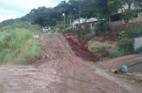 Sem condições de chegar de carro no Loteamento Morada do Sol