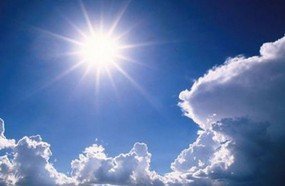 Fim de semana será de sol com nuvens e pancadas