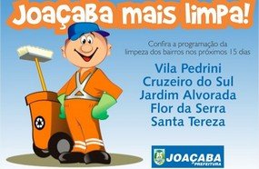 Prefeitura elabora cronograma para limpeza em bairros