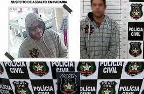 Polícia prende assaltante de padaria poucas horas depois do crime