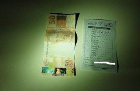 Motorista paga combustível com nota falsa de R$ 50,00