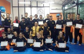 Atletas de Kung-Fu realizam exame de faixa em Joaçaba
