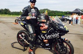 Joaçabense sobe ao pódio no SBK Gaúcho de Motovelocidade
