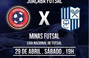 Joaçaba Futsal recebe o Minas neste sábado pela Liga Nacional