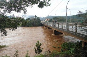 Enchente: Rio do Peixe aumentou meio metro em Tangará