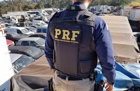 Caminhão carregado com cigarros é apreendido em Piratuba
