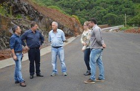 Dia de Ação: secretário de Estado visita obras na região de Joaçaba