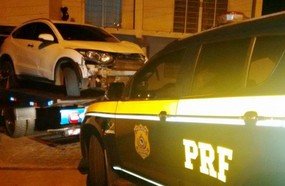 Polícia recupera carro roubado após perseguição em Campos Novos