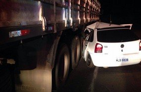 Colisão deixa motorista ferido no trevo de Campos Novos