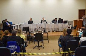 Alunos do curso de Direito da Unoesc presenciam júri popular