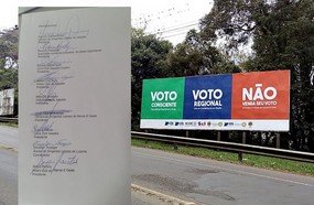 Campanha pelo voto regional conta com apoio de nove entidades