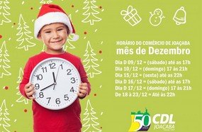 Conheça o horário especial do comércio para dezembro