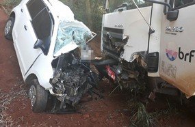 Motorista perde a vida após colidir contra caminhão na SC-355