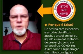 É falsa a informação de que álcool gel não é eficaz