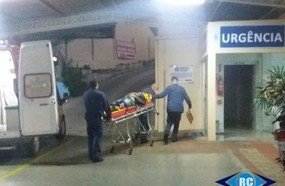Motociclista foge após atropelar homem na SC-150