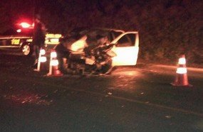 Colisão em Campos Novos mata mãe e deixa filho gravemente ferido