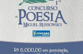 Última semana de inscrições para o 1º Concurso de Poesia
