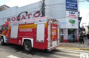 Disparo de alarme mobiliza Bombeiros em Joaçaba