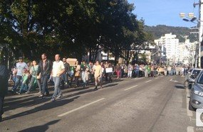 Joaçaba e Herval voltam às ruas em apoio aos caminhoneiros