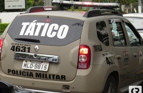 Elemento armado com um facão assalta posto de combustível em Joaçaba