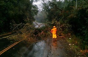 Temporal causa prejuízos e transtornos em Joaçaba e Herval