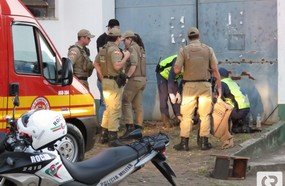 Policiais feridos durante perseguição a trilheiros em Joaçaba