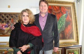 Artista plástica realiza exposição em comemoração aos 96 anos de Joaçaba