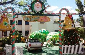 Natal: Praça da Prefeitura está se transformando na Vila Encantada