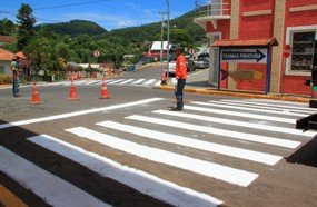 Melhorias no trânsito de Piratuba