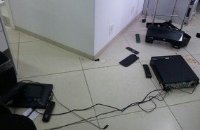 Rapaz promove quebradeira no ESF do Santa Tereza