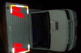 Caminhão com placas de Joaçaba tomba na BR-282