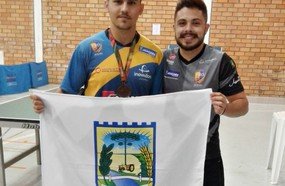 Tênis de Mesa de Joaçaba conquista bronze nos Joguinhos Abertos