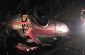 Capotamento em Catanduvas deixa motorista ferido