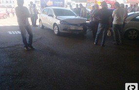 Acidente no Passarela deixa motociclista com ferimentos leves