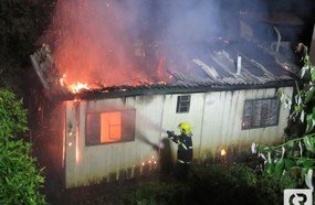 Incêndio consome casa no bairro Santo Antônio em Herval